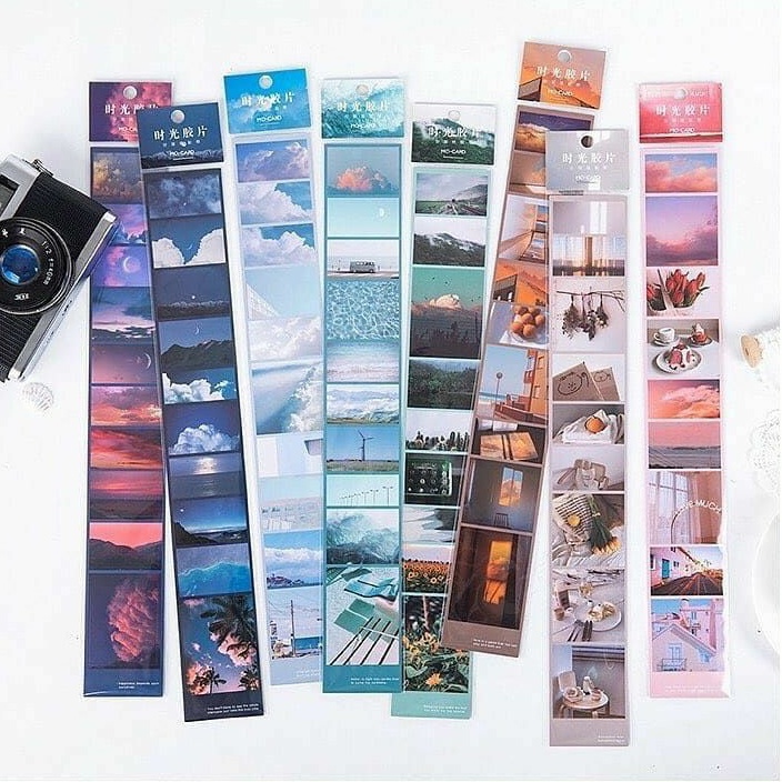 Set sticker mocard trang trí bullet journal nhiều chủ đề - Aimée Store