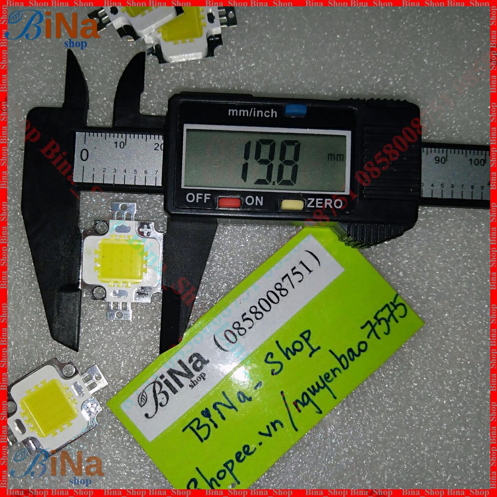 Chip Led 5W DC 12V trắng/vàng (tự chọn)