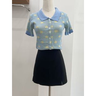 polo blue hoa nhí