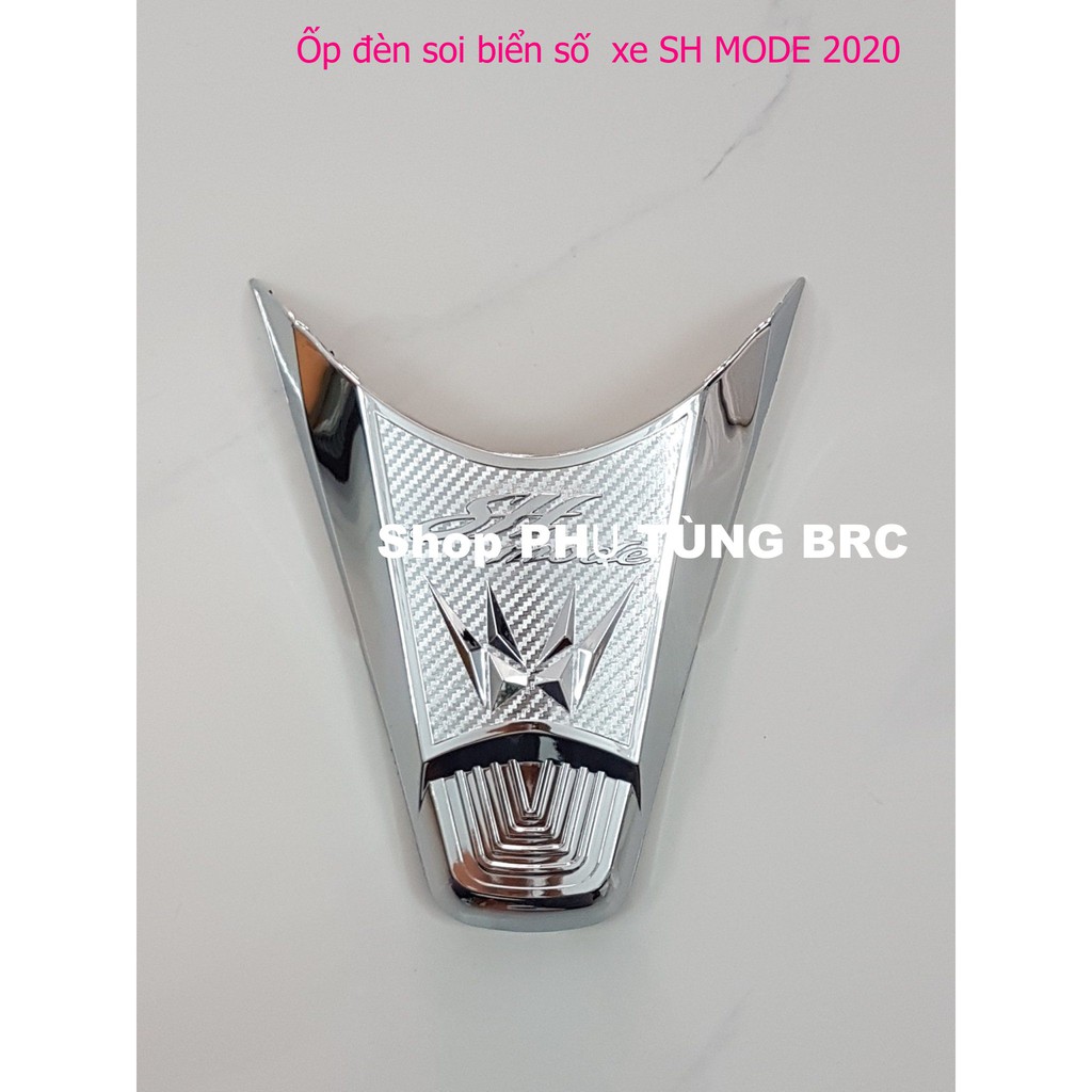 Ốp đèn soi biển số mạ CROM xe SH MODE 2020 - 2021 ( Shop uy tín. Giao hàng chất lượng, nhanh).