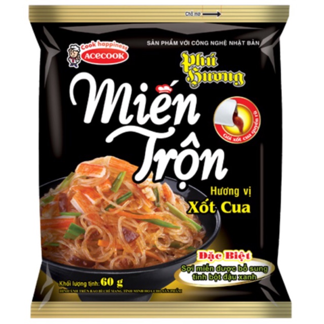 24 GÓI MIẾN TRỘN PHÚ HƯƠNG SỐT CUA 60g