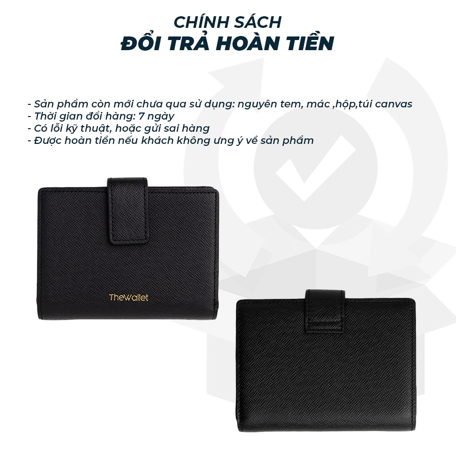 Ví nữ mini cao cấp cầm tay CHERISH nhỏ gọn nhiều ngăn THEWALLET