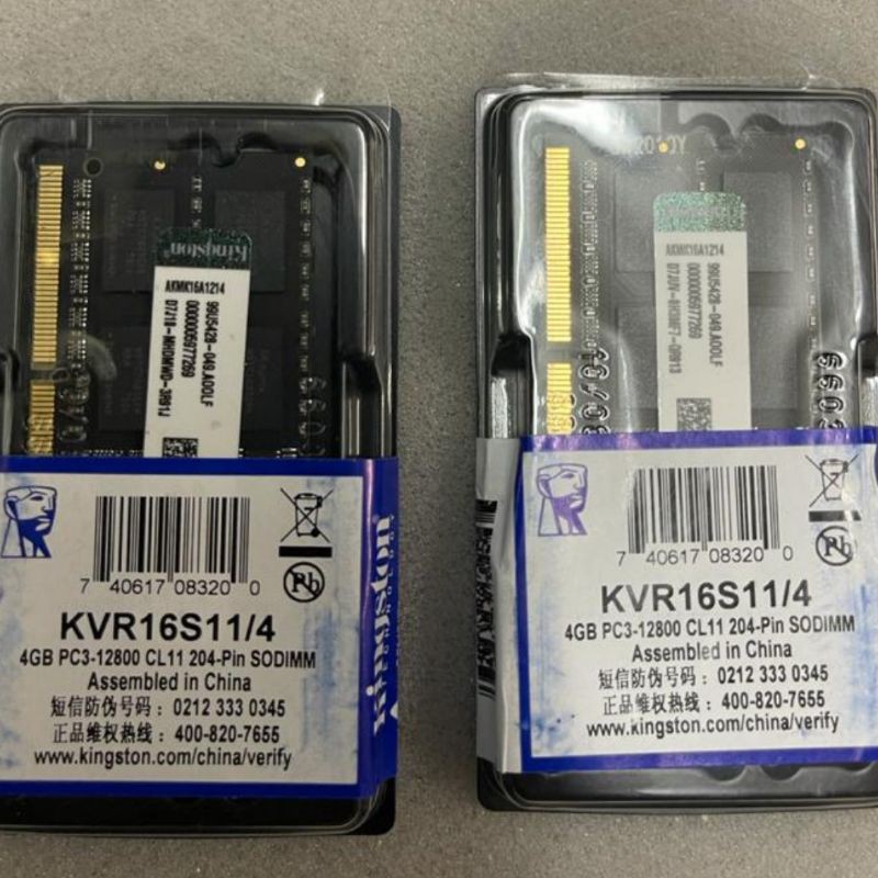 Ram Kingston Ddr3 4gb Pc3-12800 Cho Laptop