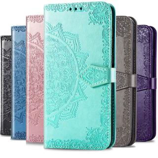 Bao da điện thoại dạng ví trơn bóng cho dòng xiaomi redmi 9 / redmi 9
