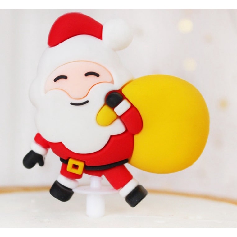 Trang Trí Bánh  hình Ông Già Noel, Tuần Lộc, Người Tuyết... đẹp