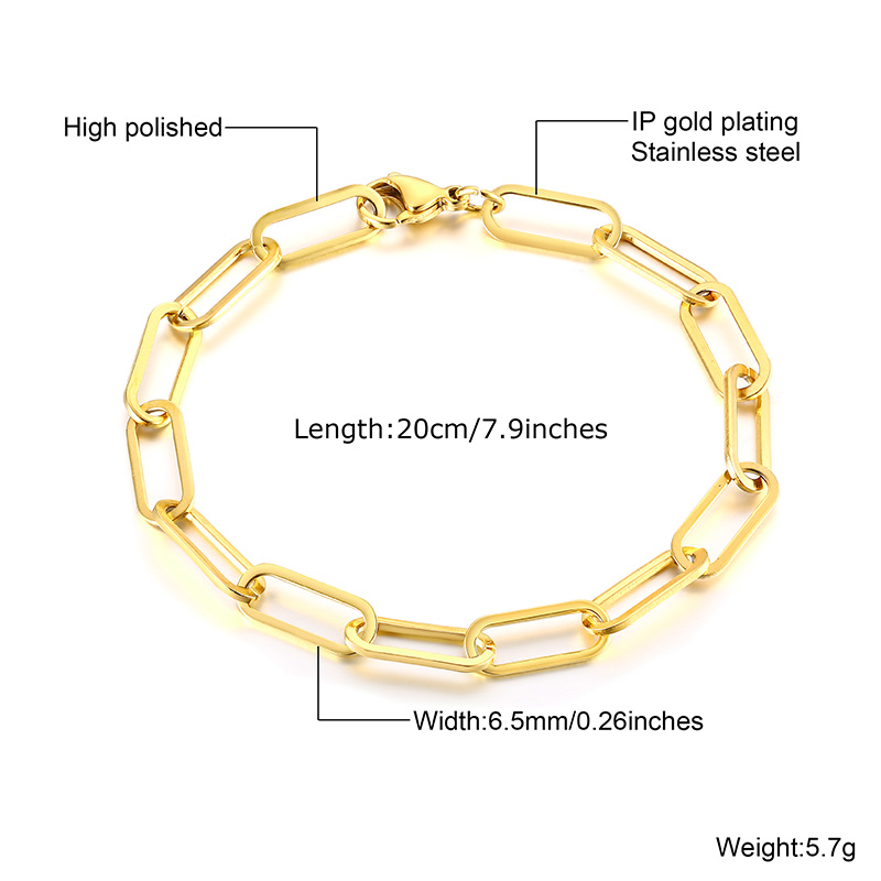 Vnox Vòng Tay Kim Loại Mạ Vàng 18k Cho Nữ