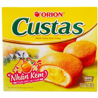 Bánh kem trứng Custas hộp 282g (12 cái)