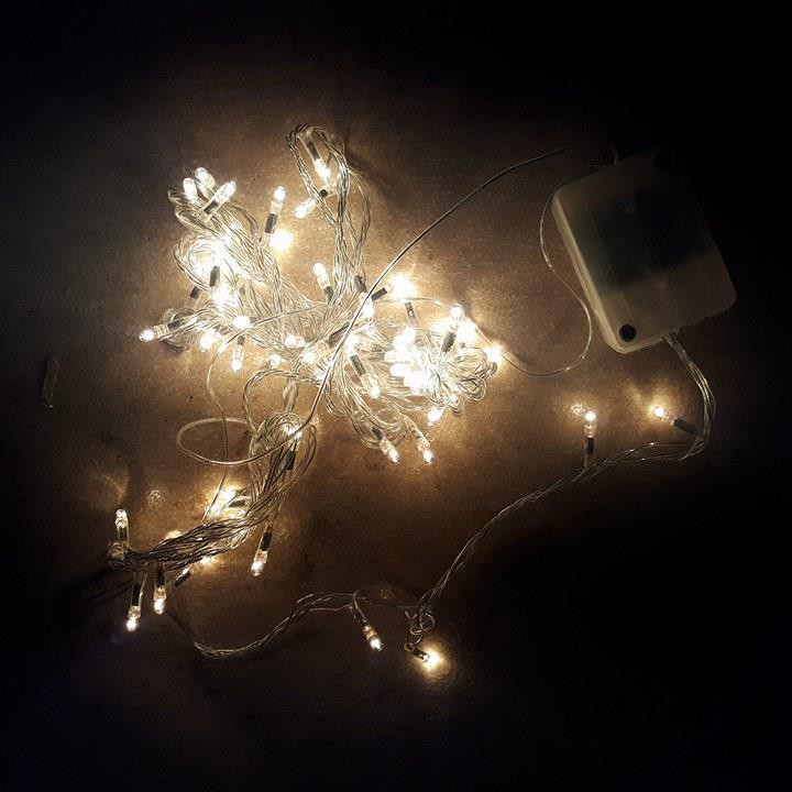 Dây đèn led 5m ánh sáng trắng trang trí giáng sinh năm mới