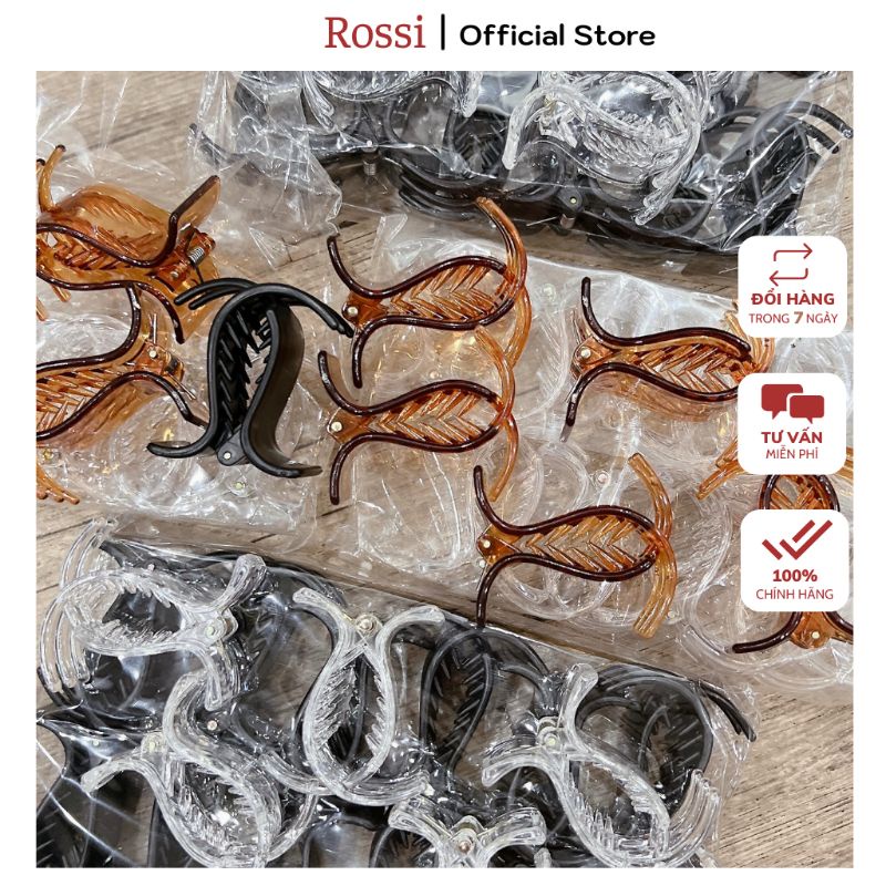 Kẹp tóc càng cua Soleil 5 răng, 3 răng, tạo xoăn uốn nhẹ phong cách hàn quốc