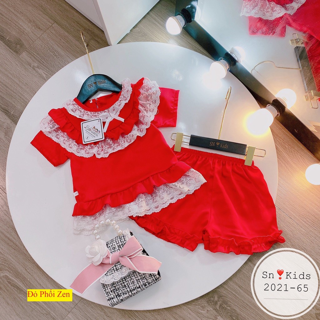 Bộ PIJAMA ĐÙI CHẤT LỤA CAO CẤP SANG - MỊN - ĐẸP CHO BÉ (8-22KG kg)