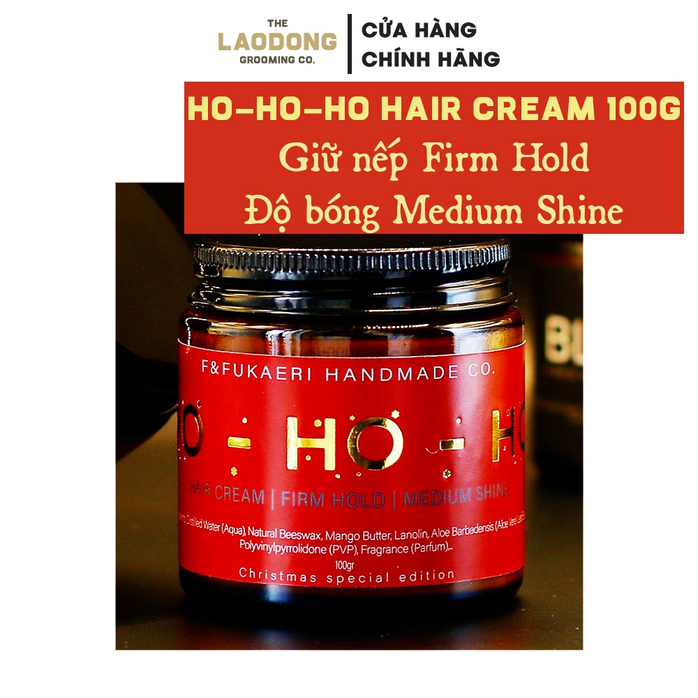 Sáp vuốt tóc F&amp;Fukaeri Ho-ho-ho Hair Cream 100g