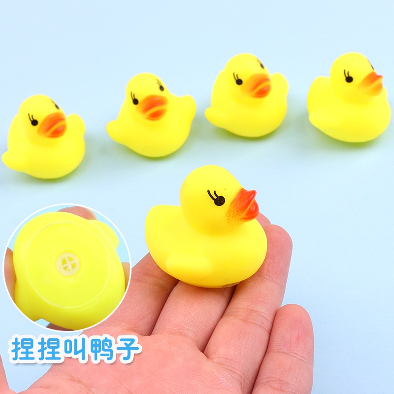 Bộ Đồ Chơi Vịt Vàng Nhỏ Nhắn Trong Phòng Tắm 6-12 Tháng Tuổi Dành Cho Bé