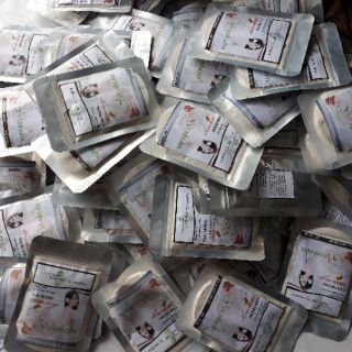 Combo 10 gói cám gạo tắm trắng cafe