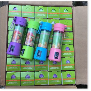 Máy xay sinh tố mini 380ml sài pin