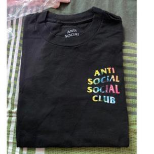 SALE- Áo anti social social club thai tie dye rainbow - cưc HOT