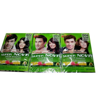 12 Gói Dầu Gội Phủ Bạc SUPERNOVA Thái Lan