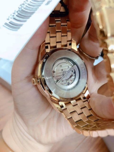 Đồng hồ nam Bulova 97A131 dây kim loại gold size 42mm authentic
