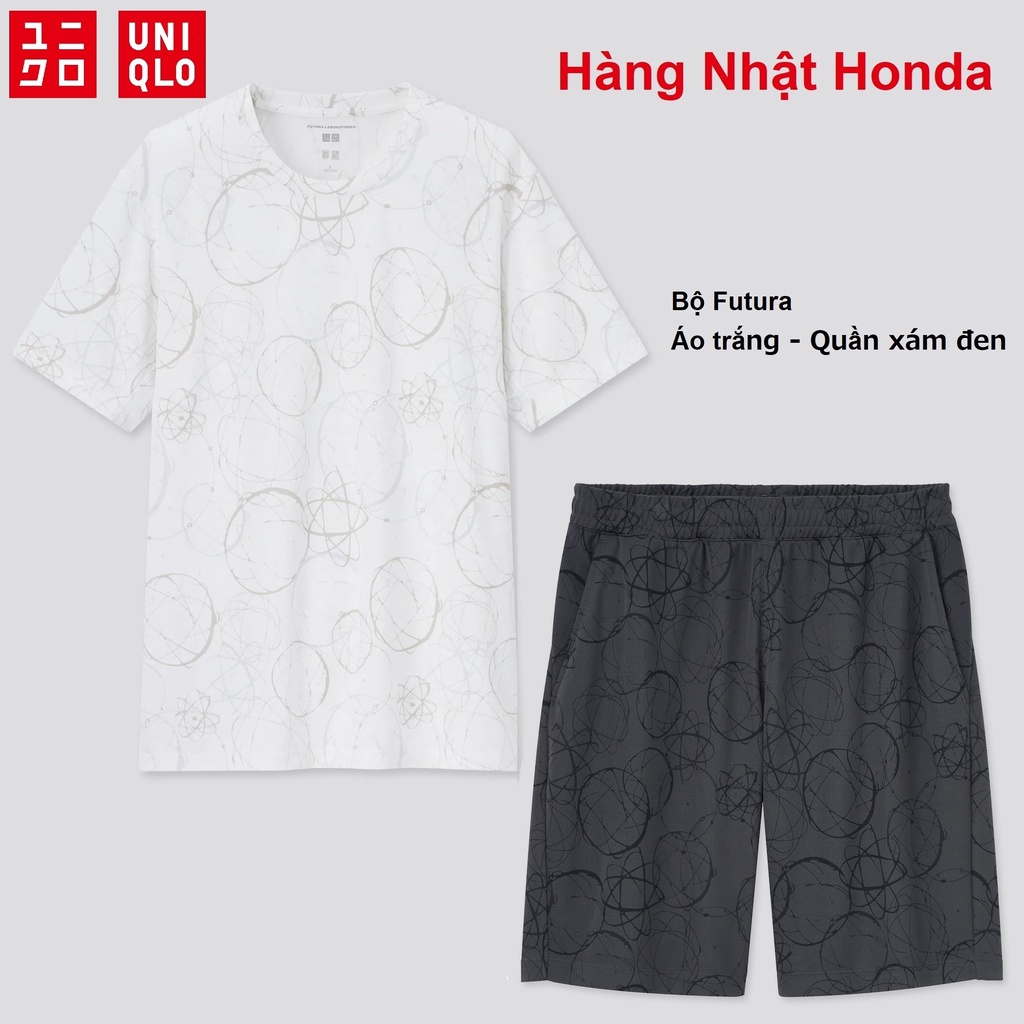[Auth Uniqlo] Quần áo ngắn tay Futura DryEX Nam Uniqlo - Nhật Bản