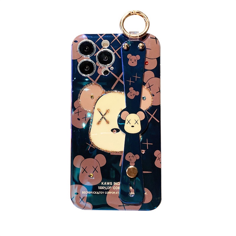 Ốp điện thoại HOCE silicon mềm kiểu gấu blu-ray thích hợp cho iPhone 13 pro max 12 mini 11pro max XSmax X XS XR 7 8Plus