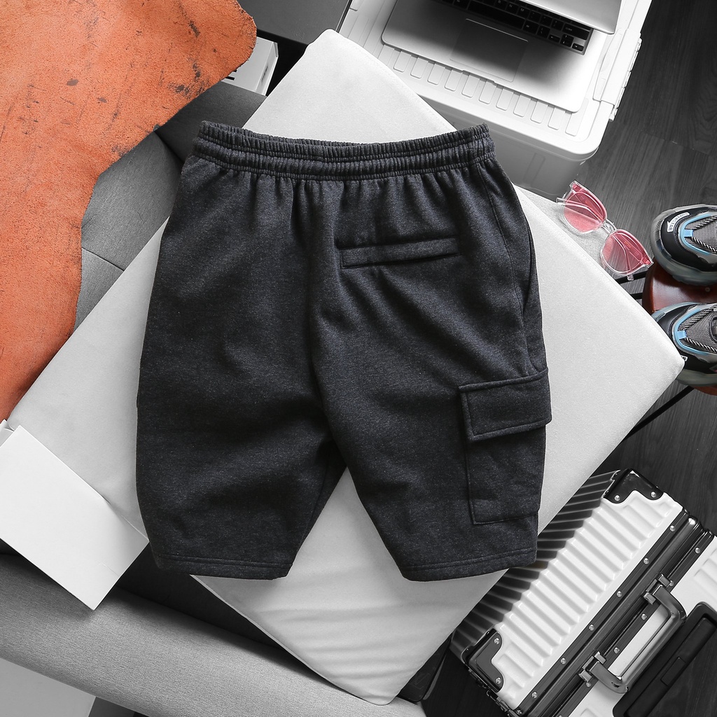 Big size- Quần short thun vải nỉ phối đẹp, độc, form chuẩn