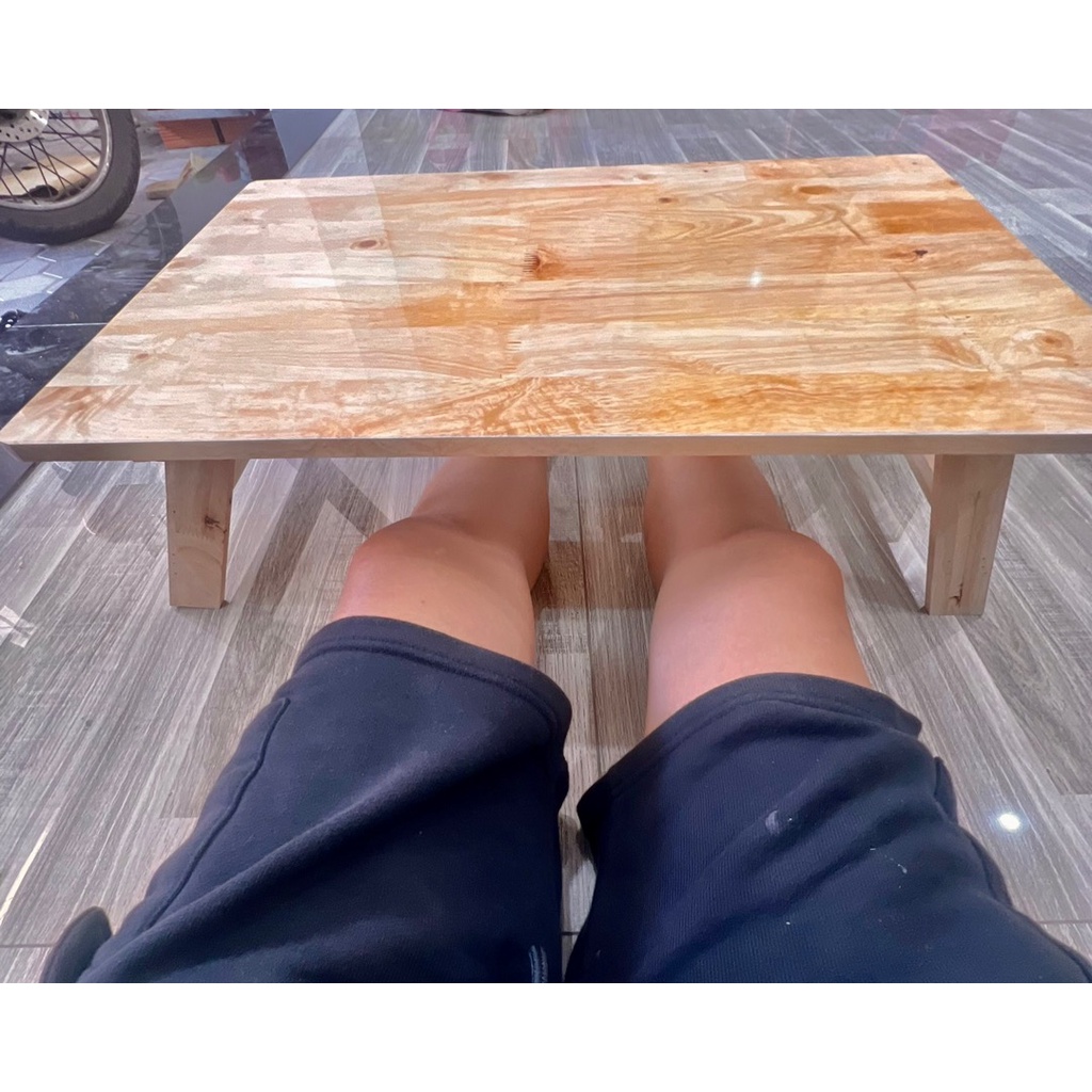 Bàn xếp học sinh đa năng gấp gọn chân thang GỖ THÔNG
