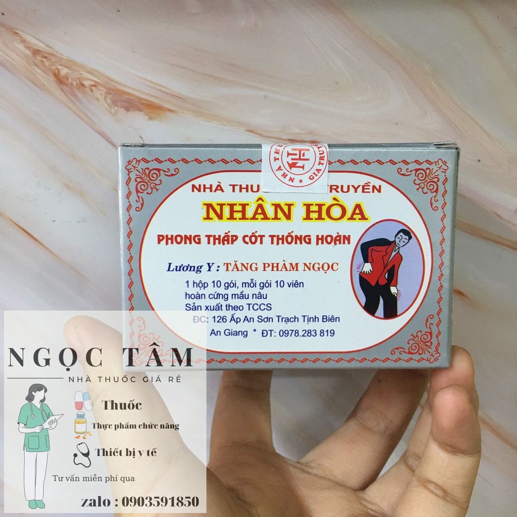 Phong thấp cốt thống hoàn hộp 10 gói [Ảnh thật]