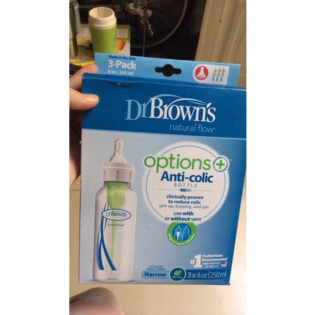 Thân bình sữa Dr Brown cổ hẹp 120ml / 250ml