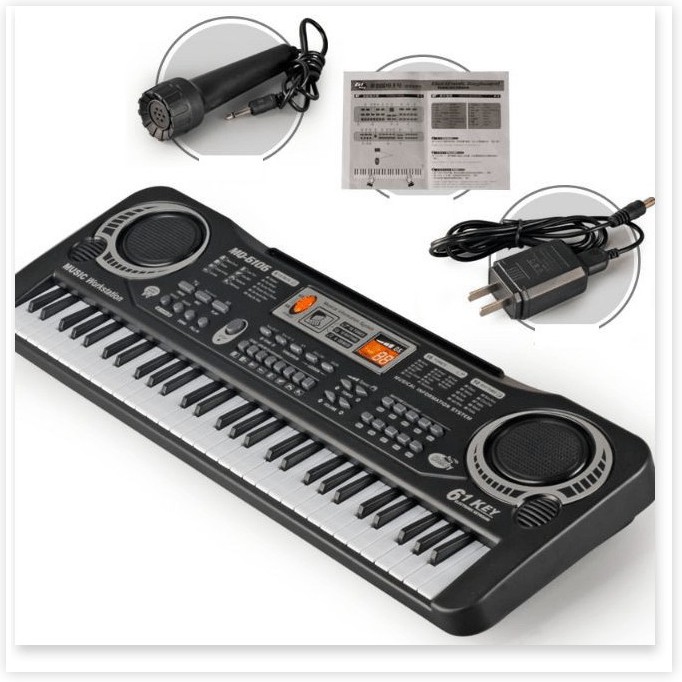 Đàn Piano 61 Phím Cho Bé Phát Triển Trí Não, Nhạy Bén Với Âm Nhạc - BH 12 THÁNG