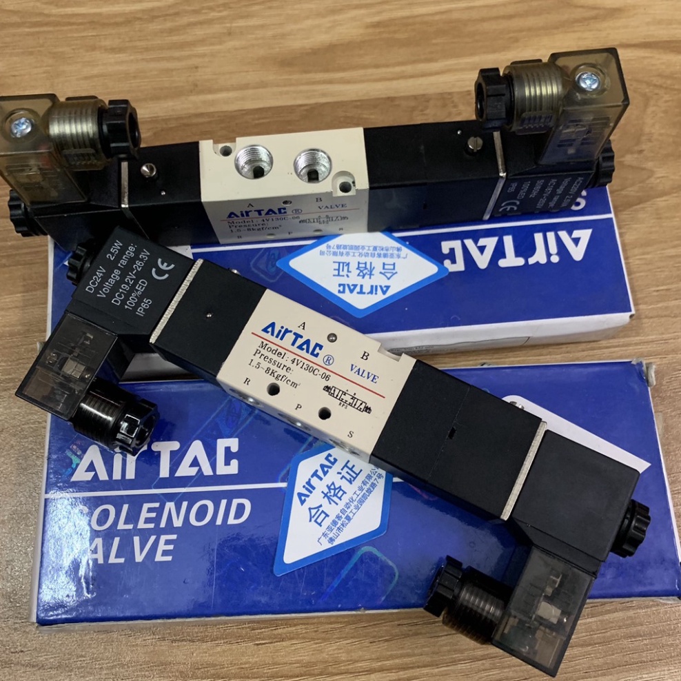 Van điệntừ khí nén Airtac 4V120-06 / 4V130C-06  Chính hãng