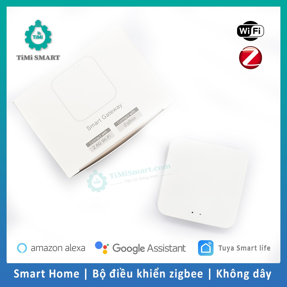 [Bảo Hành 6 tháng] Bộ hub trung tâm Zigbee gateway nhà thông minh Tuya Smartlife (Bản Wifi)