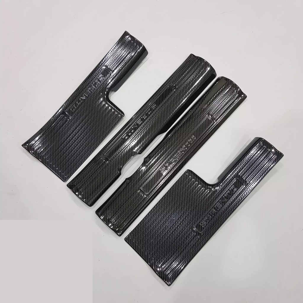 Ốp bậc cửa Xe Kia Sorento 2021 Mẫu Carbon Cao cấp*MỚI NHẤT*