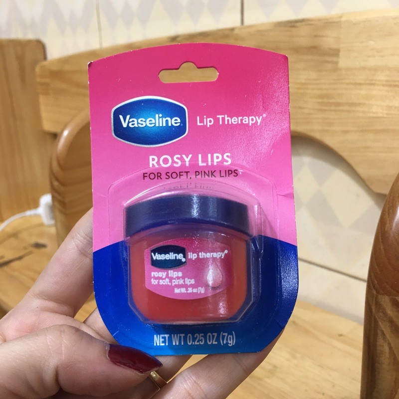 Son Dưỡng Môi Vaseline Mùi Hoa Hồng Lip Therapy Rosy Lips 7g