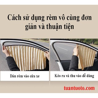 Bộ 04 tấm rèm cửa ô tô