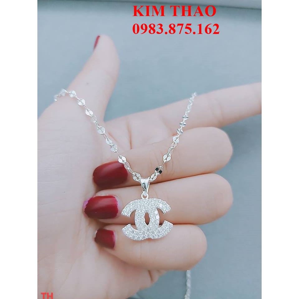 Dây chuyền bạc mặt X nhỡ