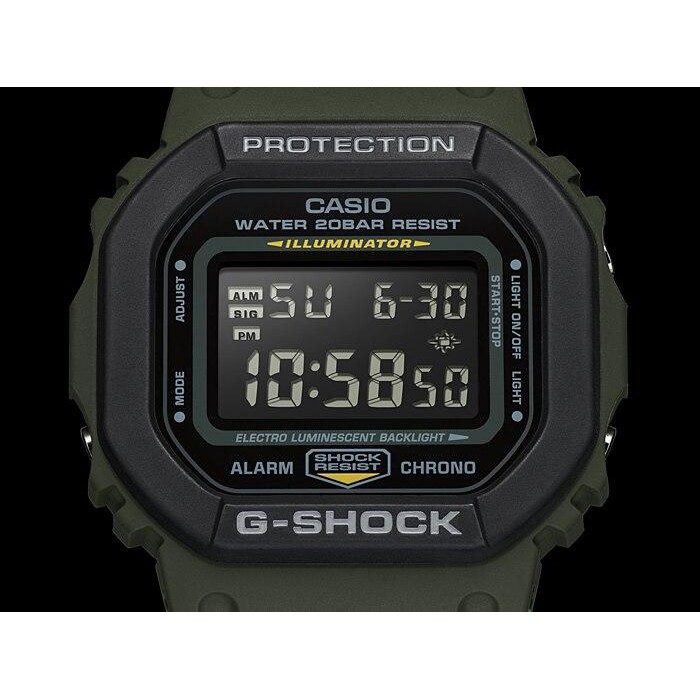 [Mã FARSBR243 giảm 15% đơn 249K] Đồng hồ Casio G-Shock Nam DW-5610SU-3 bảo hành chính hãng 5 năm - Pin trọn đời