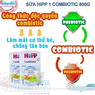 SỮA BỘT SIÊU SẠCH HIPP 800g