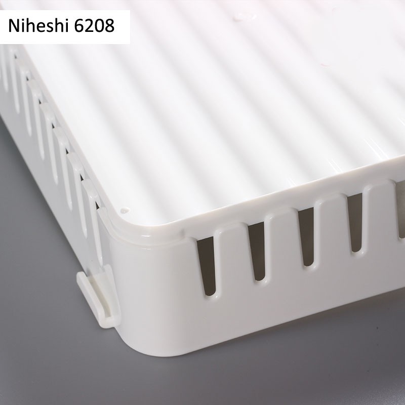 Bộ 2 khay nhựa để đồ trong tủ lạnh Niheshi 6208 hàng Nhật