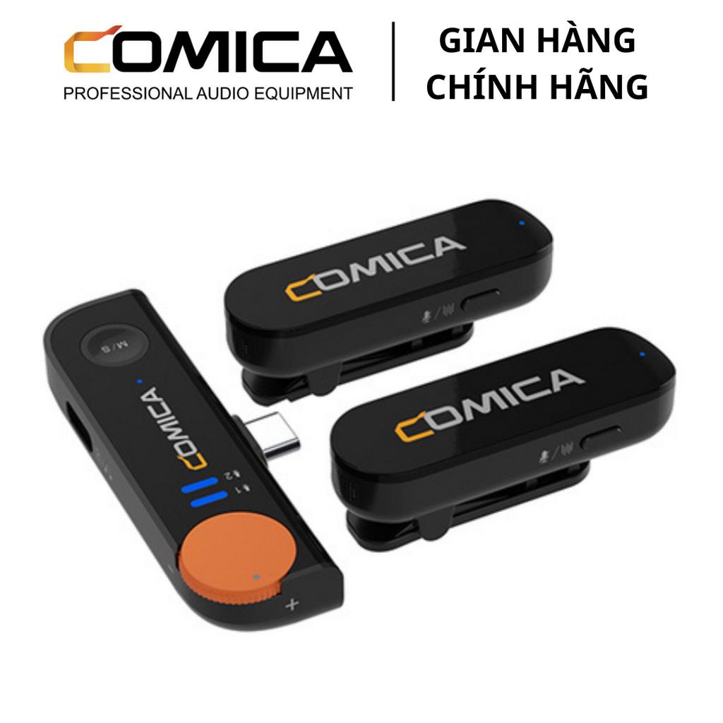 COMICA VIMO S-MI / VIMO S-UC - Mic Thu Âm Không Dây Cho Điện Thoại & Máy Tính - Hàng Chính Hãng / Bảo Hành 12 Tháng