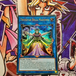 Thẻ bài Yugioh chính hãng | Trickstar Bella Madonna | FLOD Ultra Rare
