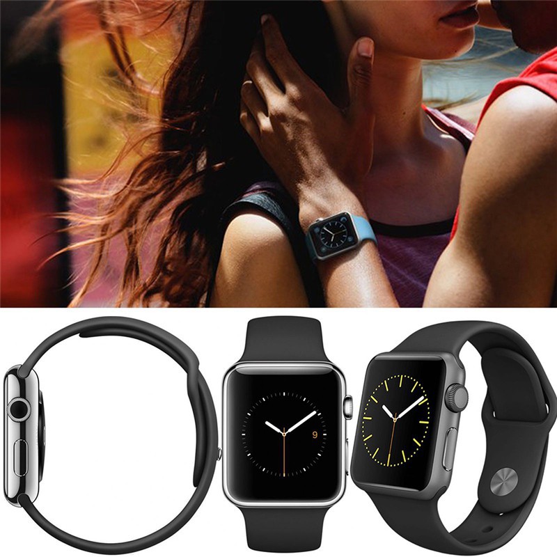 Dây đeo silicone mềm cho đồng hồ thông minh Apple Watch 38/40mm 42/44mm - iWatch Series SE 6/5/4/3/2/1