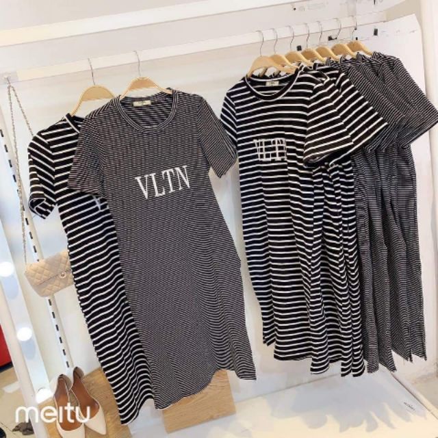 Combo 2 Váy kẻ chất cotton