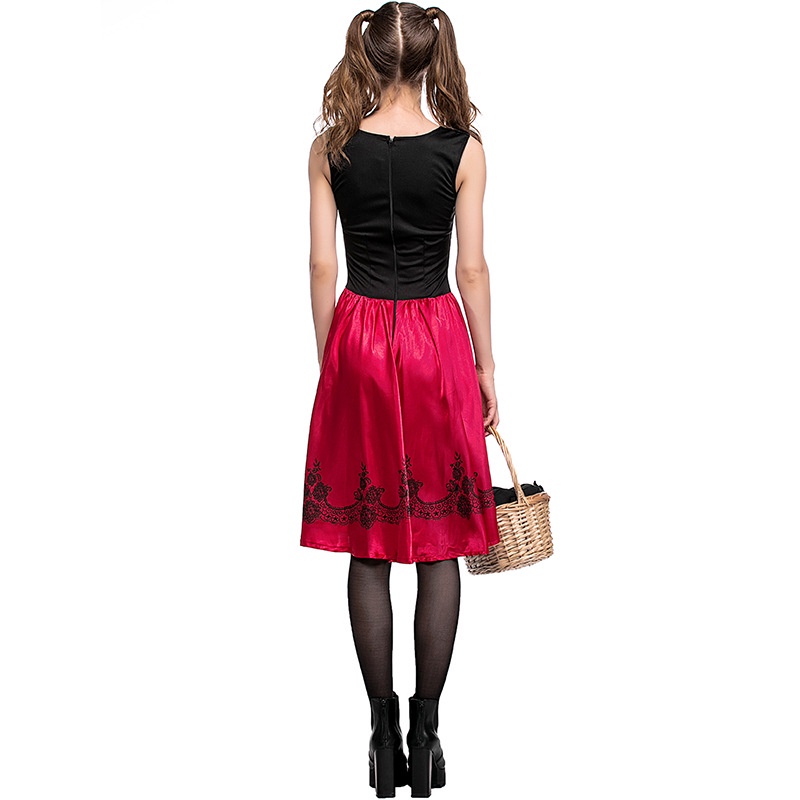 Bộ trang phục hóa trang cô bé quàng khăn đỏ dành cho hoá trang tiệc Halloween / Giáng sinh | BigBuy360 - bigbuy360.vn