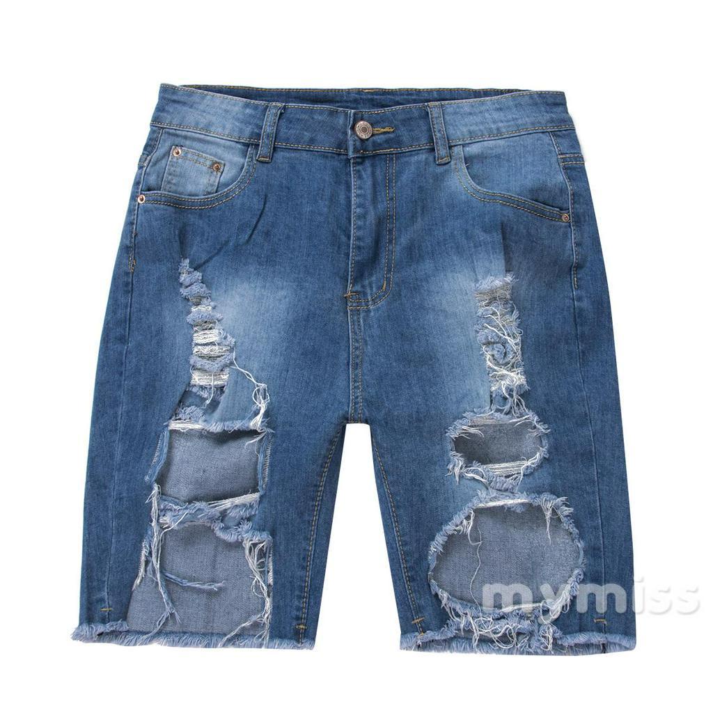 Quần Short Jean Rách Thời Trang Nữ