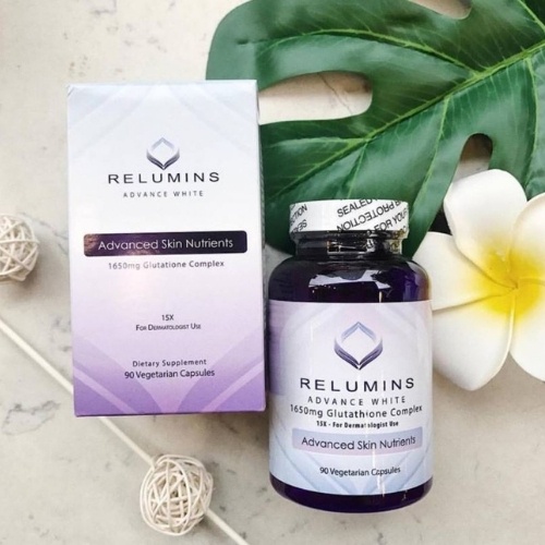 Viên Uống Trắng Da Relumins Advanced Skin Nutrients 1650mg Hộp 90 viên chính hãng Mỹ - licy house