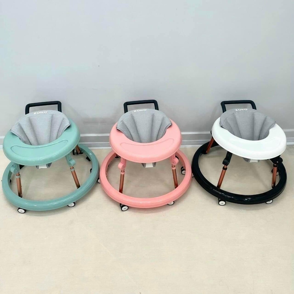 Xe Tròn Tập Đi Cho Bé Zoko, Xe Tập Đi Đa Năng Cho Trẻ Em Xuất Nhật Mẫu Mới Nhất 2022 có tay cầm