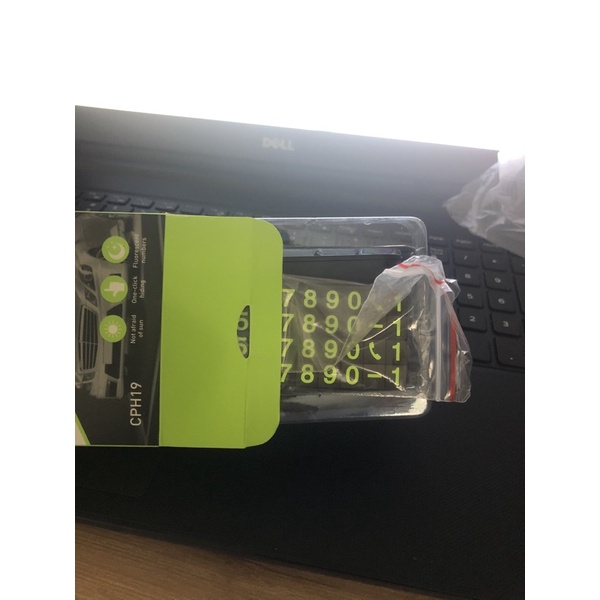 Biển báo số điện thoại trên ô tô xe hơi Hoco CPH19 | BigBuy360 - bigbuy360.vn