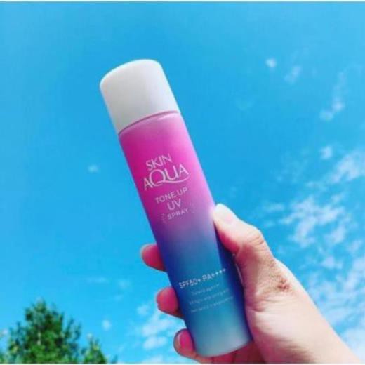 Xịt chống nắng Skin Aqua Tone Up UV Spf50+PA++++ - 70g nâng tông da