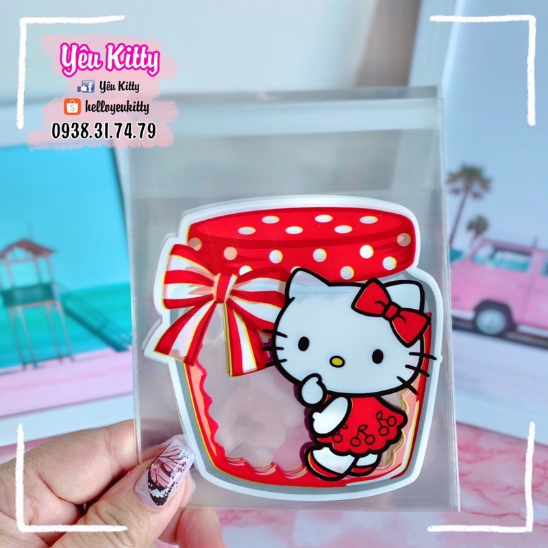 SET 10 TÚI NHỰA MINI HELLO KITTY