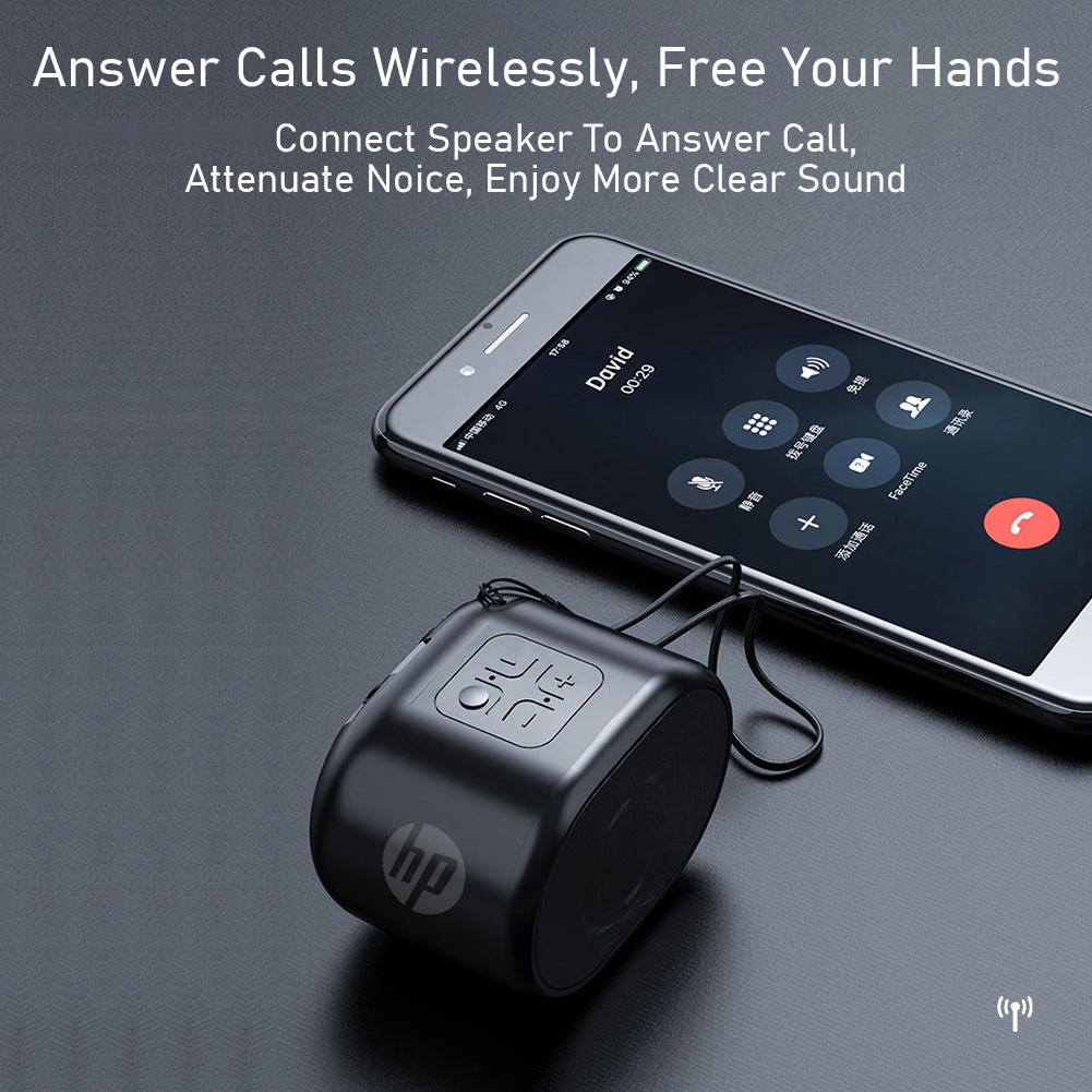 Loa Bluetooth HP S01 Âm Thanh Hifi Sống Động Chất Lượng Cao Cho Laptop Máy Tính Để Bàn / TV / Điện Thoại