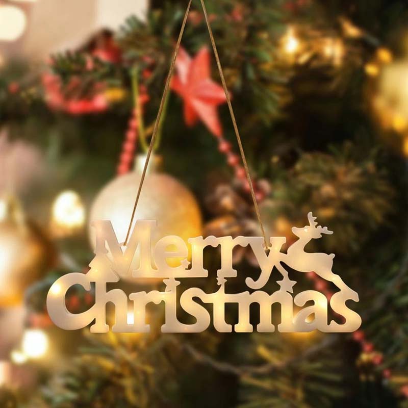 Đèn led treo tường ba màu tùy chọn trang trí lễ giáng sinh